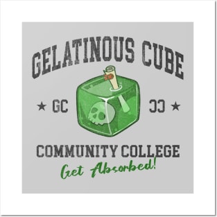 Gelatinous Cube Community College Posters and Art